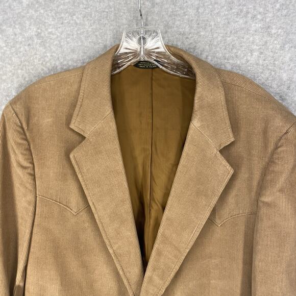 🤎 Brad Whitney Western Corduroy Blazer 44L w/ Elbow Patches 🤎 - Picture 5 of 14